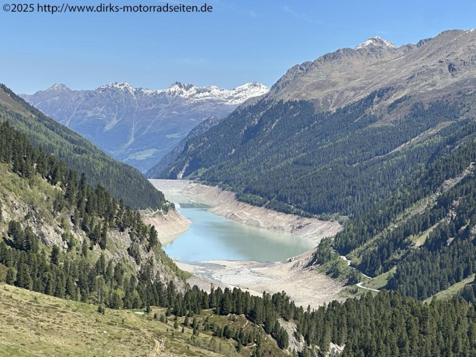 Kaunertaler Gletscherstraße - Gepatsch Stausee