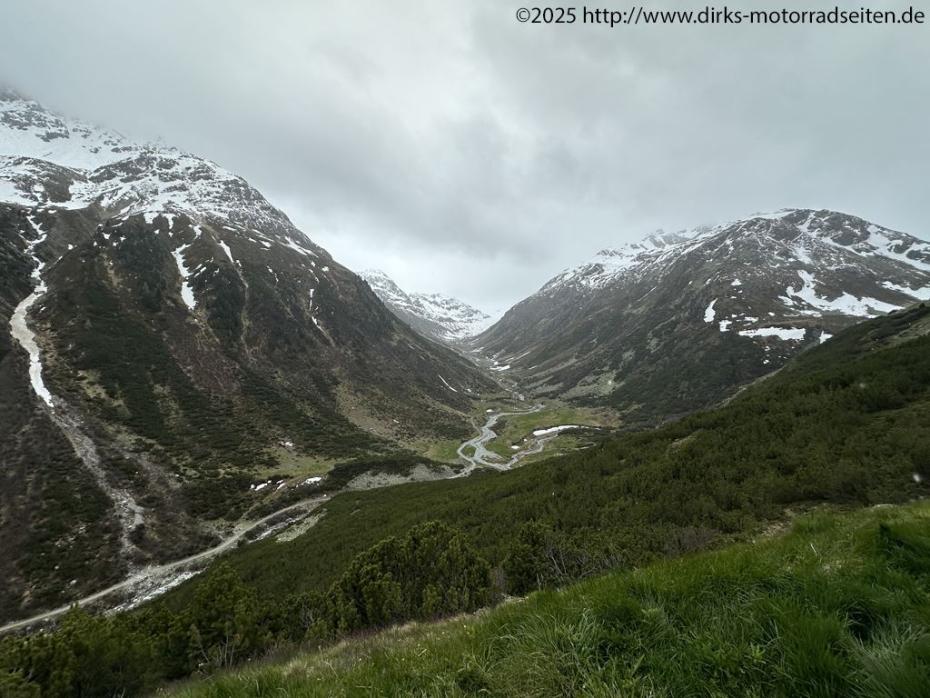 Auffahrt Flüelapass